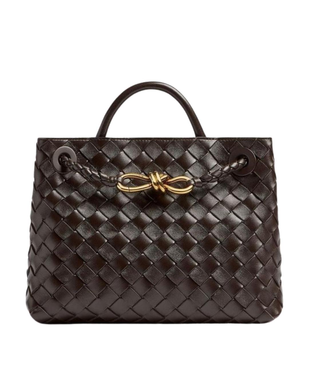 BOTTEGA VENETA Коричневая кожаная сумка тоут, фото 1