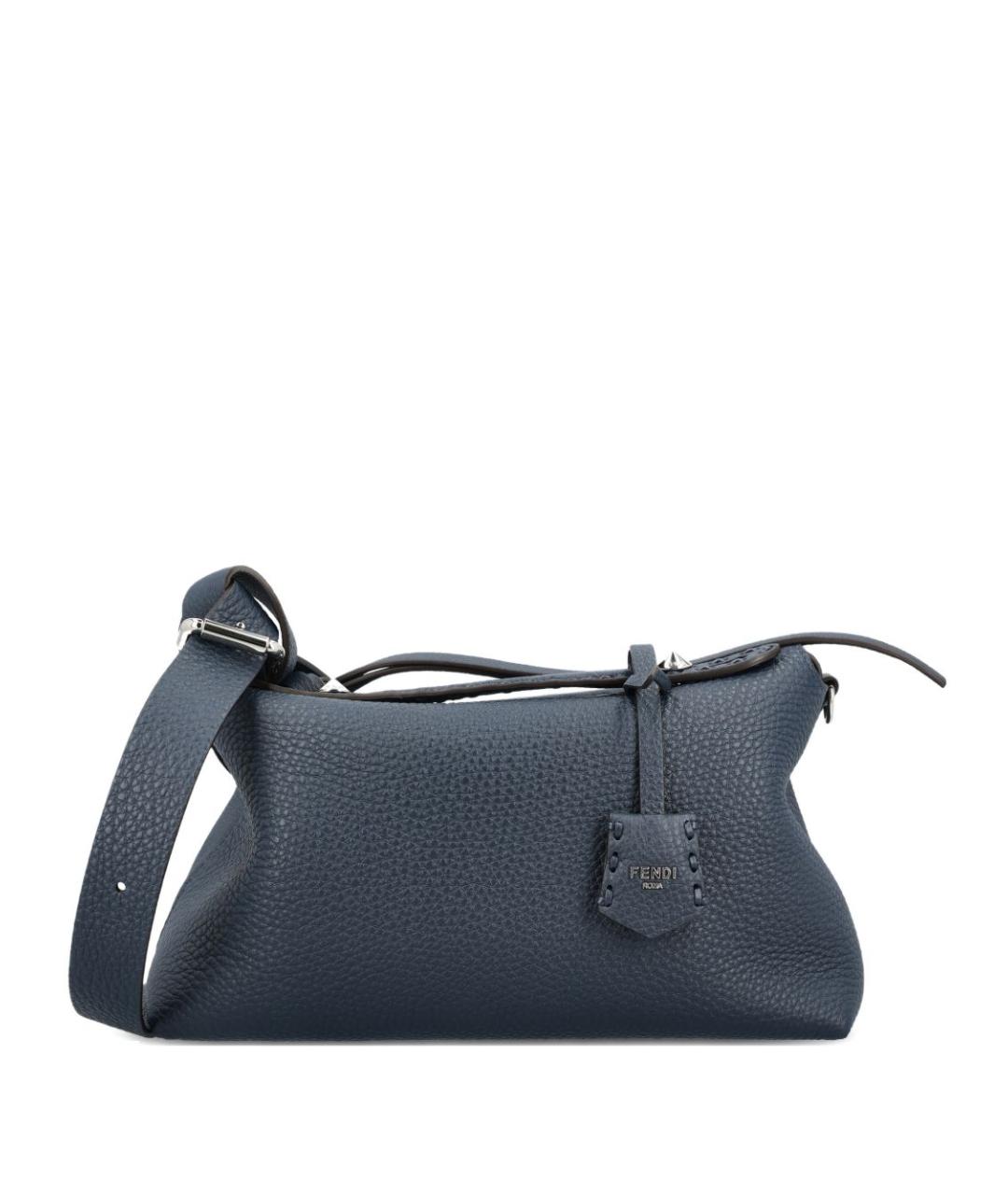 FENDI Голубая кожаная сумка через плечо, фото 1