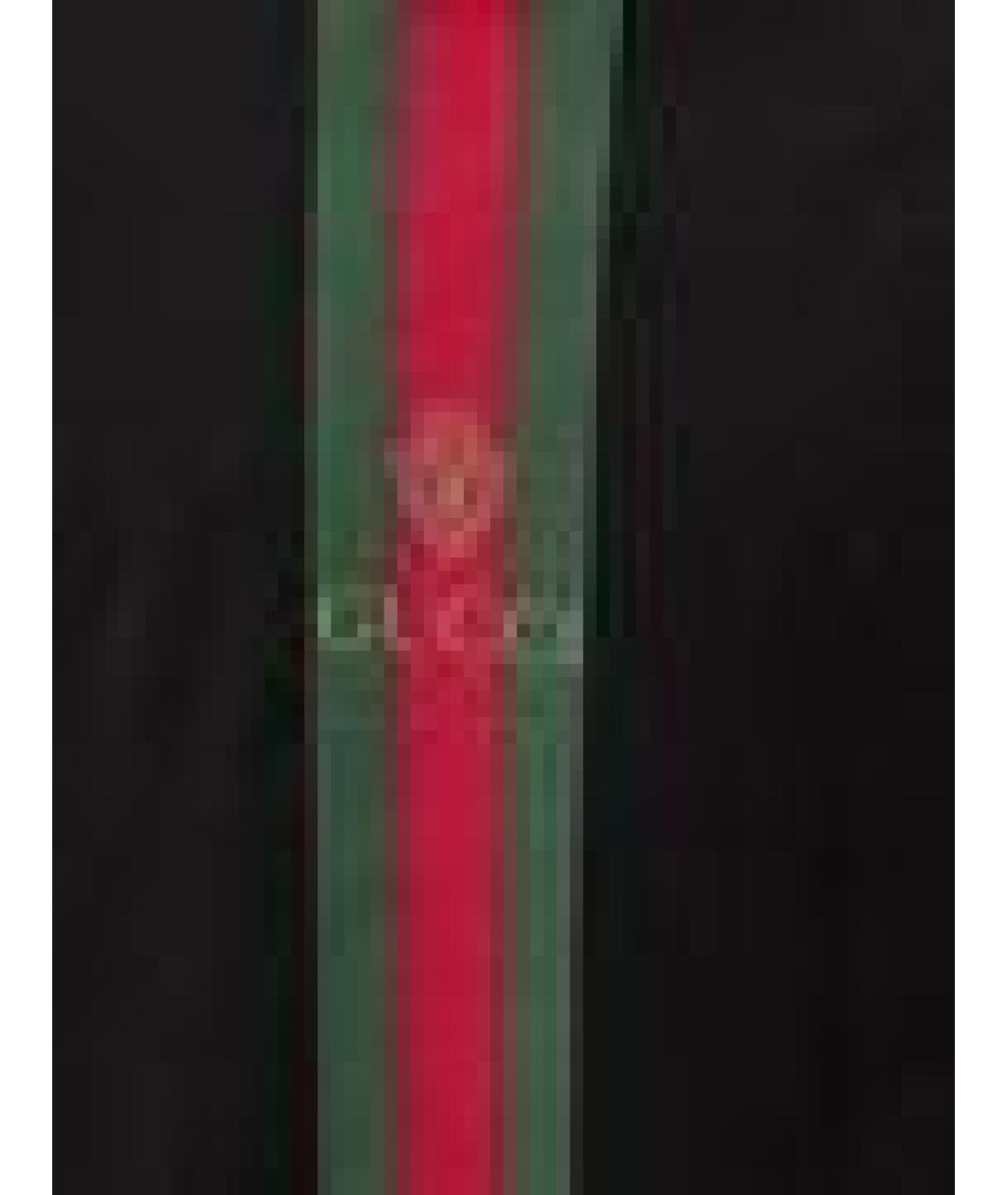 GUCCI Черная хлопковая футболка, фото 4