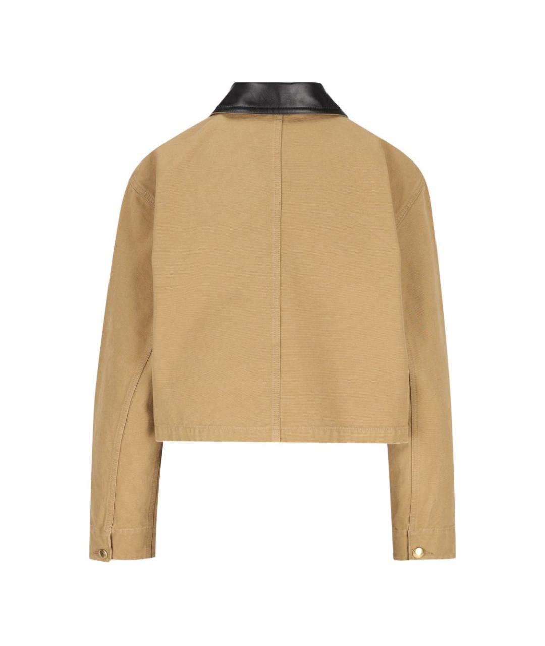 BALENCIAGA Бежевая хлопковая куртка, фото 4