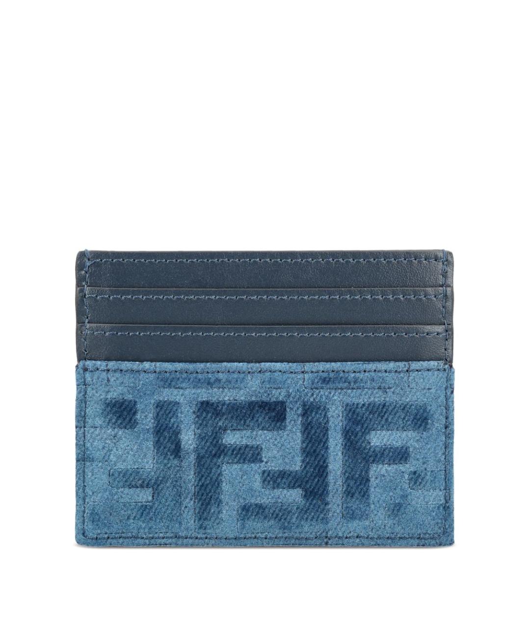 FENDI Синий кардхолдер, фото 3