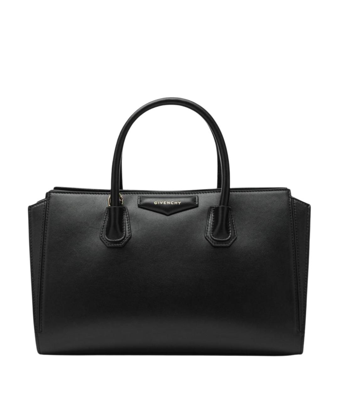 GIVENCHY Черная кожаная сумка тоут, фото 1