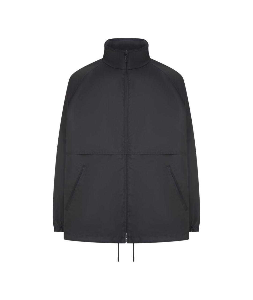 SAINT LAURENT Черная полиэстеровая куртка, фото 1