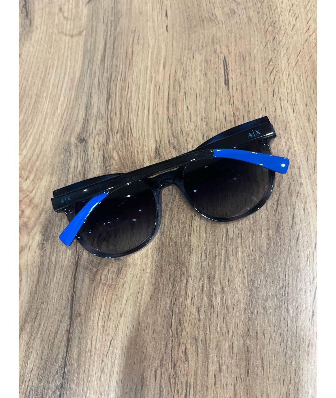 ARMANI EXCHANGE Черные пластиковые солнцезащитные очки, фото 4