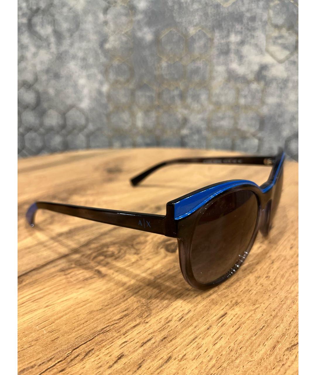 ARMANI EXCHANGE Черные пластиковые солнцезащитные очки, фото 3