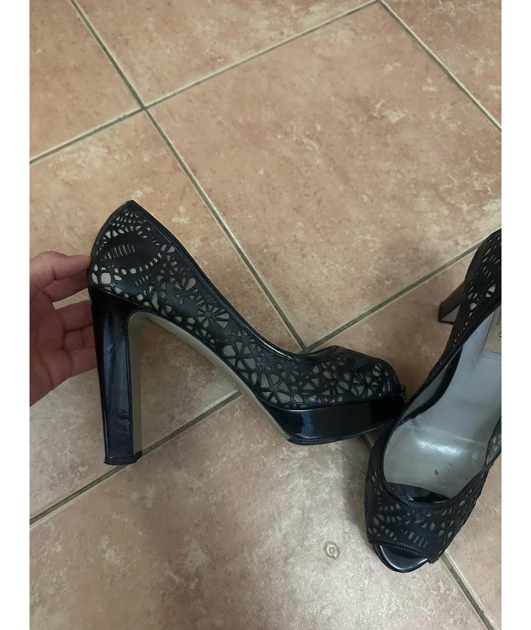 VALENTINO Черные кожаные туфли, фото 8