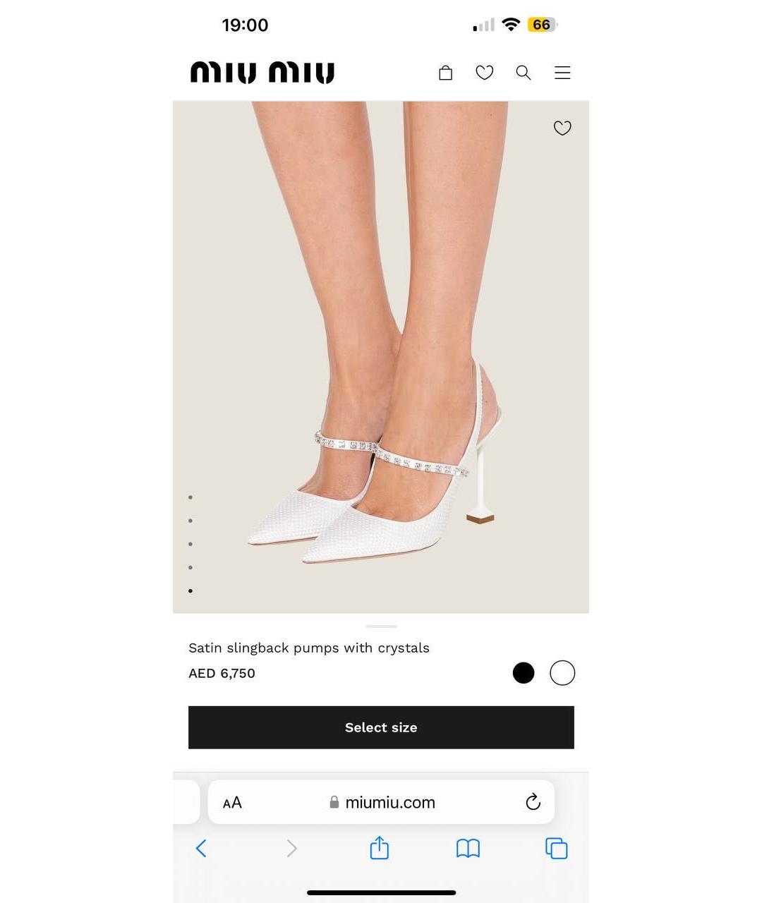 MIU MIU Белые кожаные свадебные туфли на высоком каблуке, фото 3