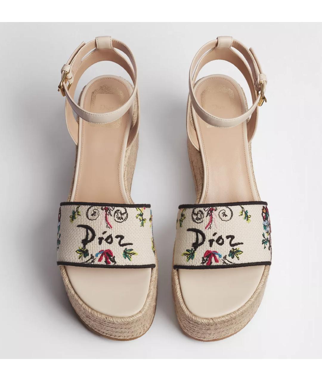 CHRISTIAN DIOR Мульти сандалии, фото 4