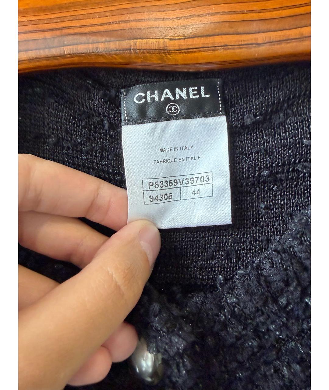 CHANEL Черное повседневное платье, фото 4