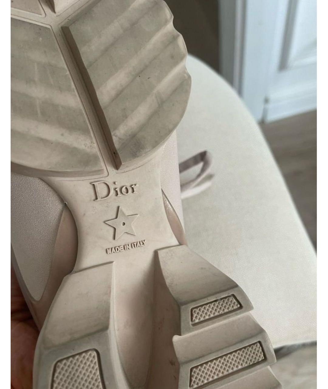 CHRISTIAN DIOR Розовые кожаные кроссовки, фото 8