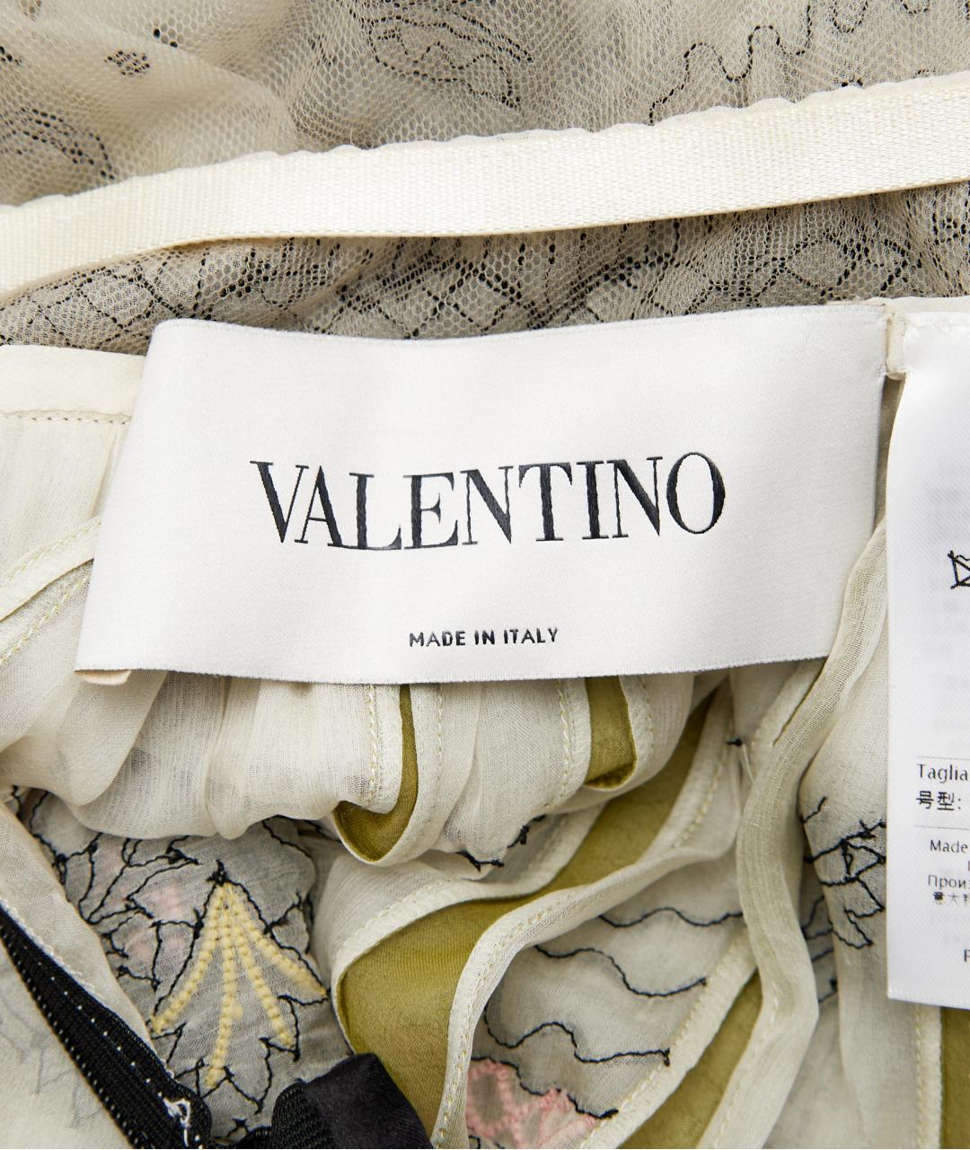 VALENTINO Зеленое шелковое вечернее платье, фото 6