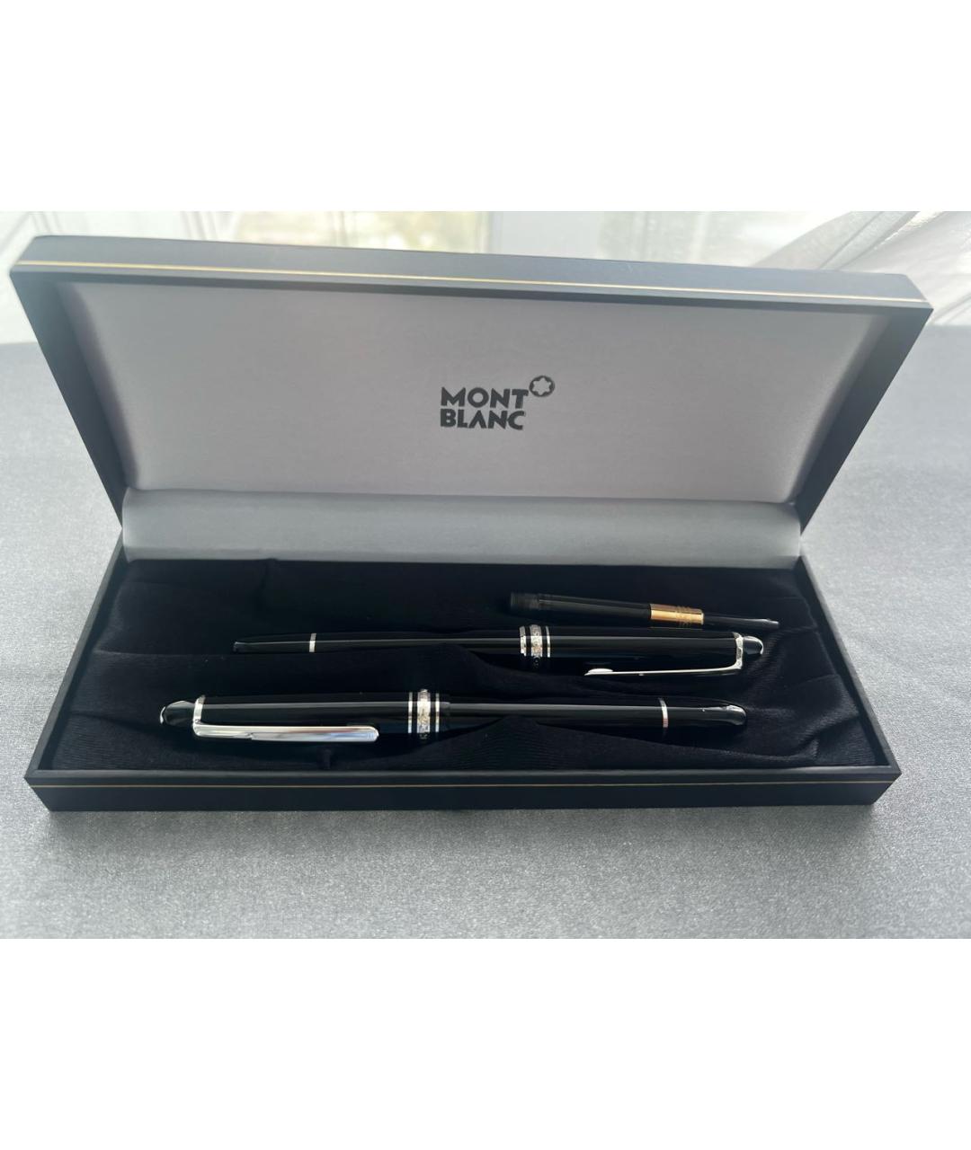 MONTBLANC Черная перьевая ручка, фото 9