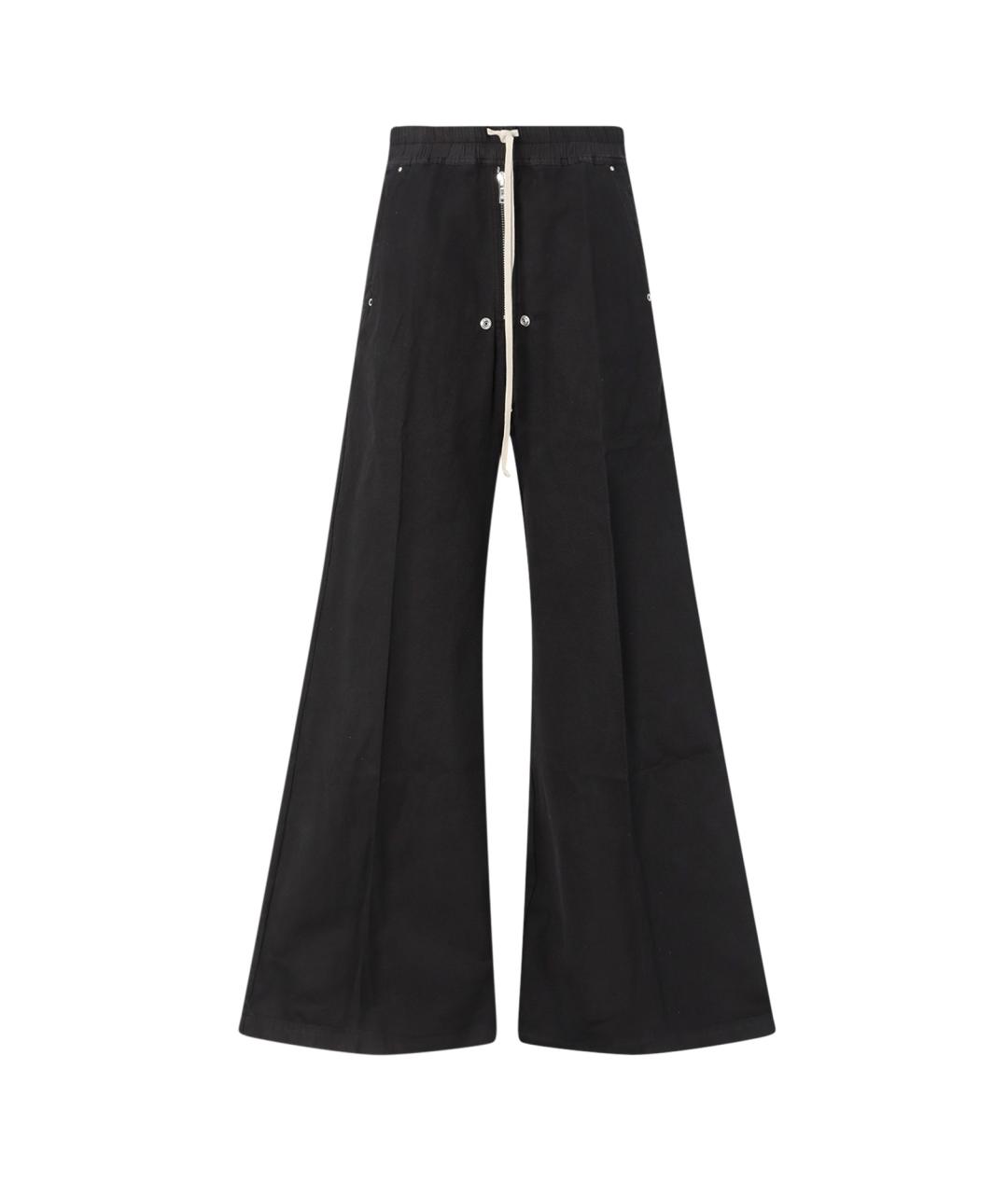 RICK OWENS DRKSHDW Черные повседневные брюки, фото 1