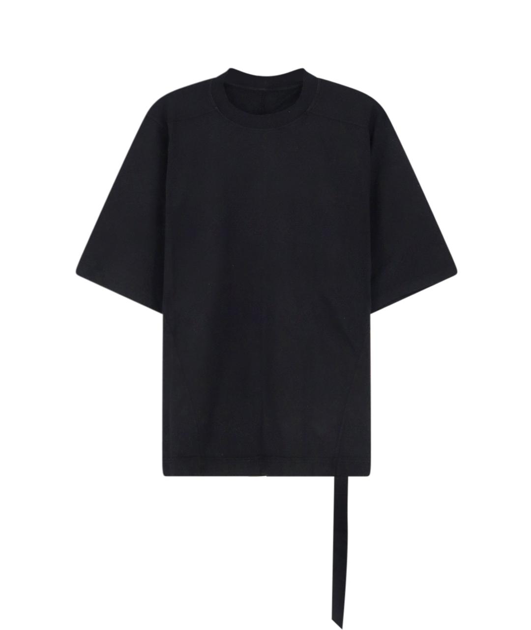 RICK OWENS DRKSHDW Черная хлопковая футболка, фото 1