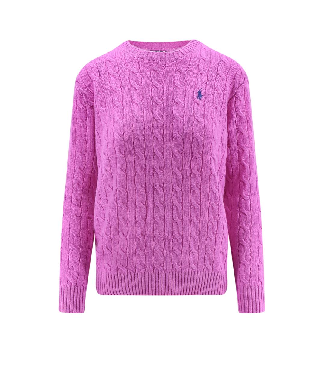 POLO RALPH LAUREN Фиолетовый шерстяной джемпер / свитер, фото 1