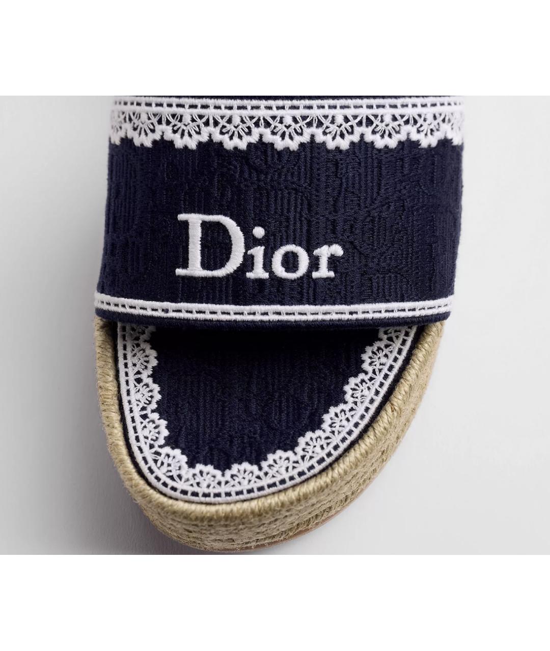 CHRISTIAN DIOR Синие сандалии, фото 2