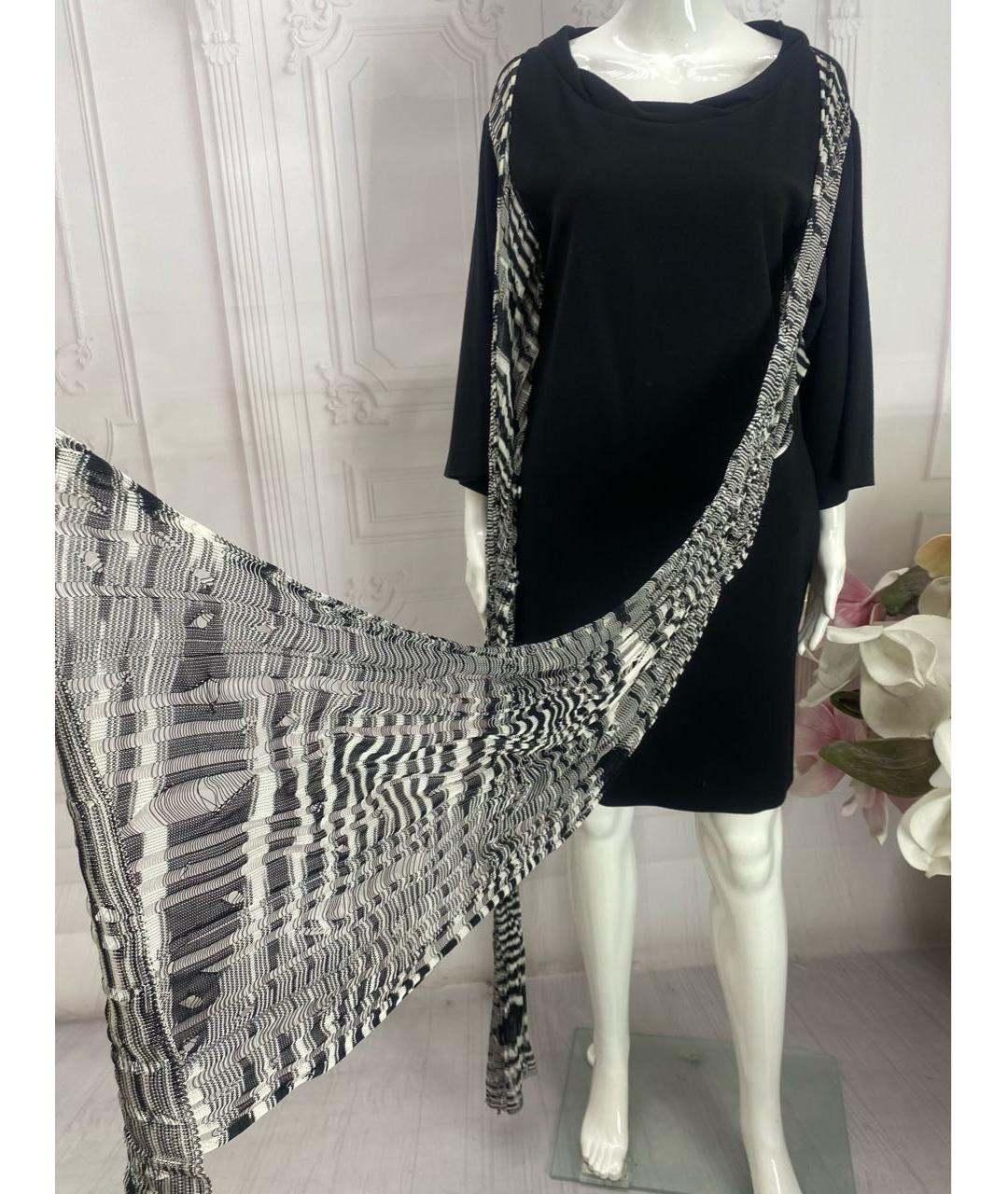 M MISSONI Черное шерстяное повседневное платье, фото 7