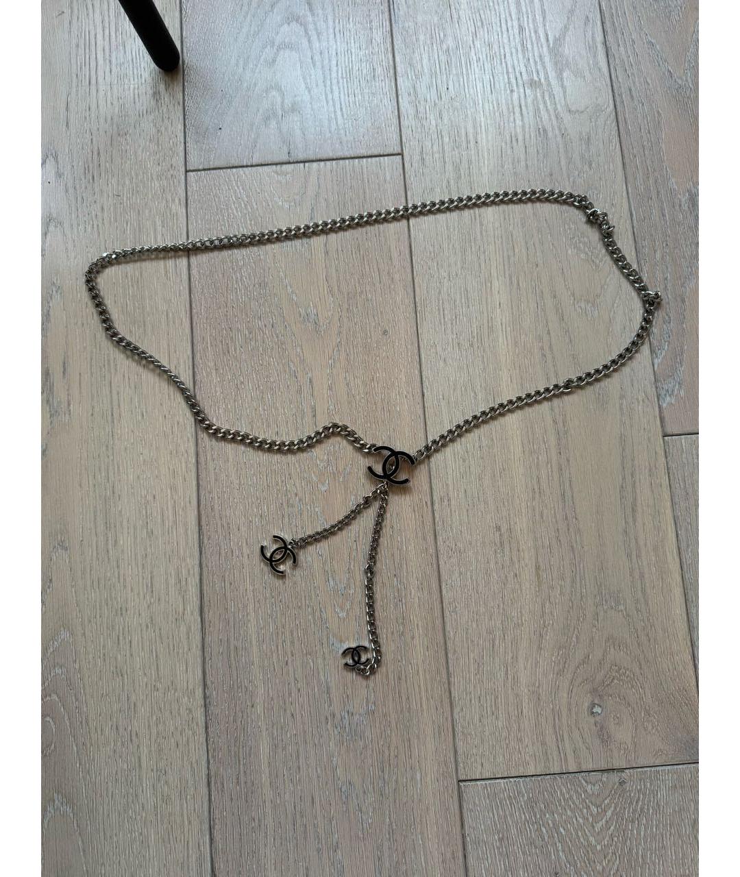 CHANEL Серебряный ремень, фото 4