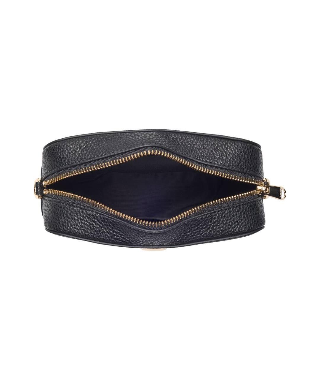 FURLA Черная кожаная сумка через плечо, фото 4