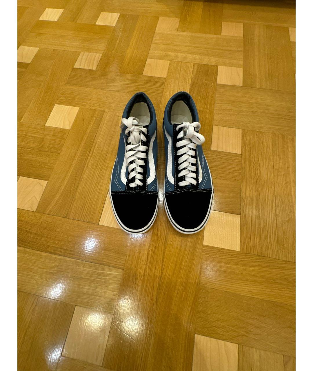 VANS Синие замшевые низкие кроссовки / кеды, фото 2