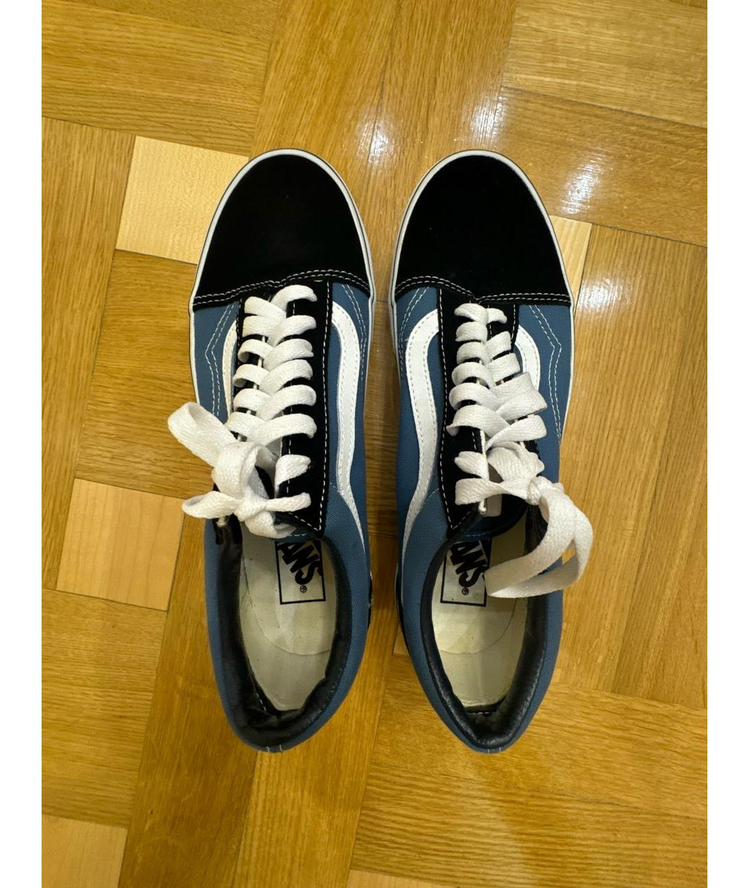 VANS Синие замшевые низкие кроссовки / кеды, фото 3