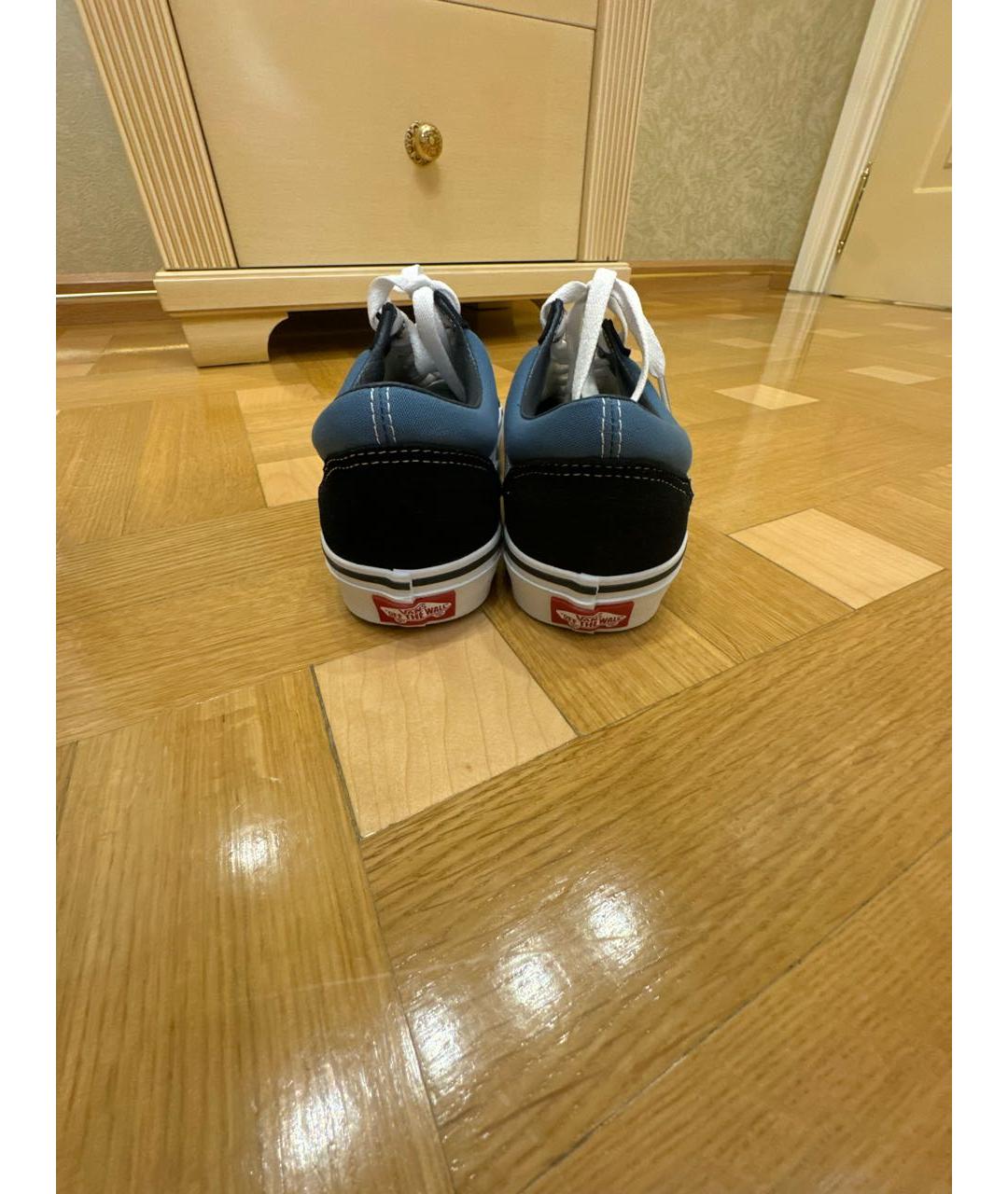 VANS Синие замшевые низкие кроссовки / кеды, фото 4