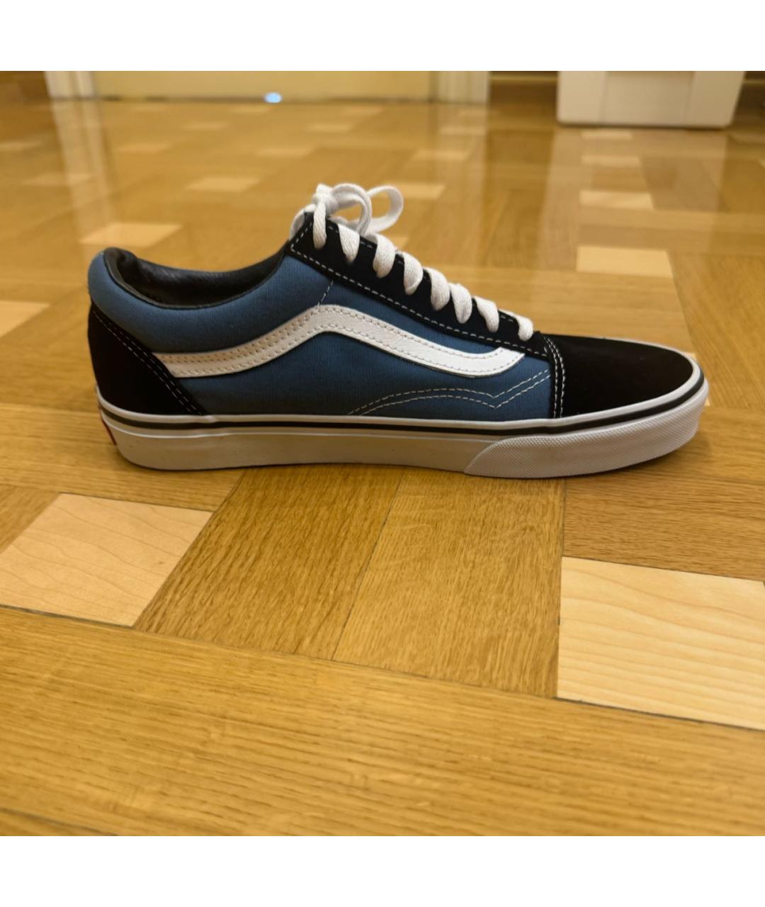 VANS Синие замшевые низкие кроссовки / кеды, фото 6