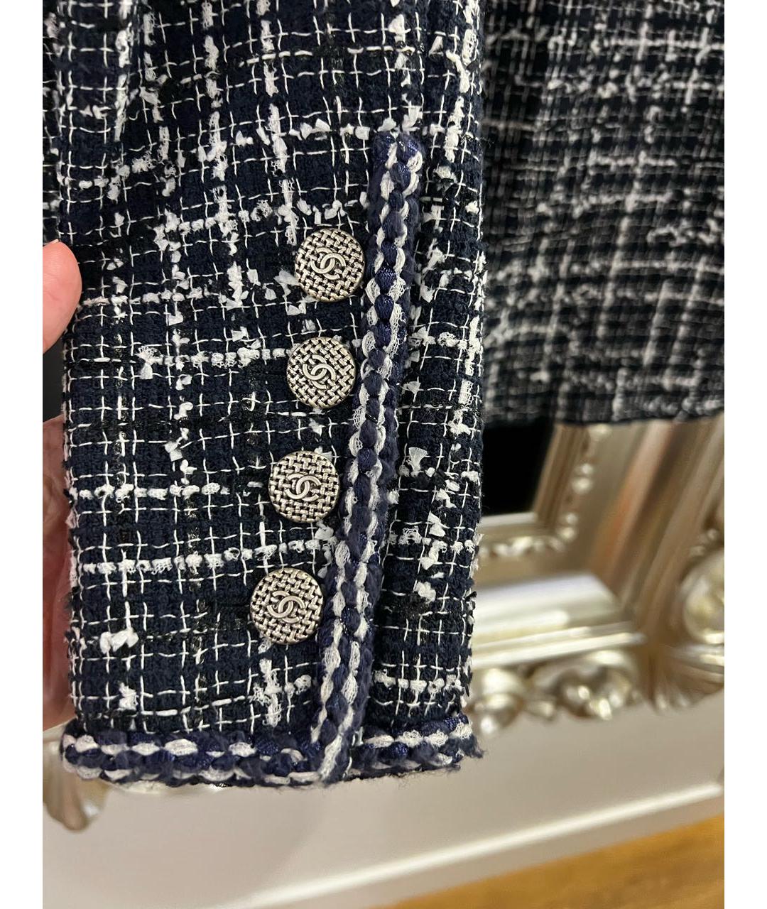 CHANEL Серый твидовый костюм с юбками, фото 7