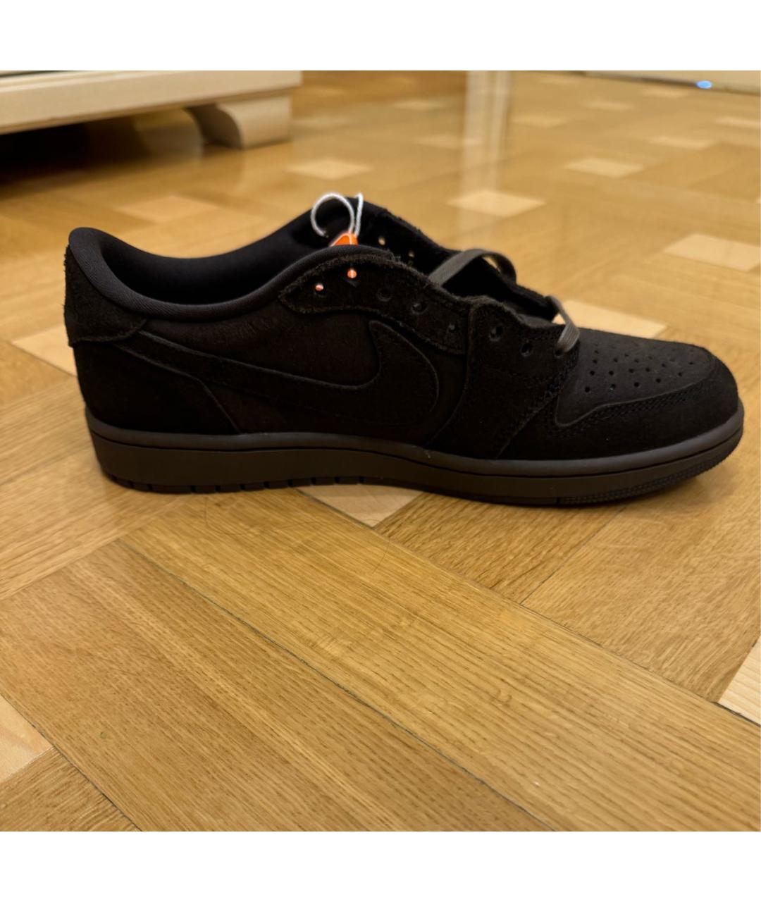 NIKE Коричневые замшевые низкие кроссовки / кеды, фото 8