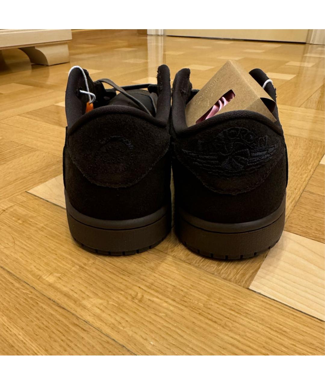 NIKE Коричневые замшевые низкие кроссовки / кеды, фото 4