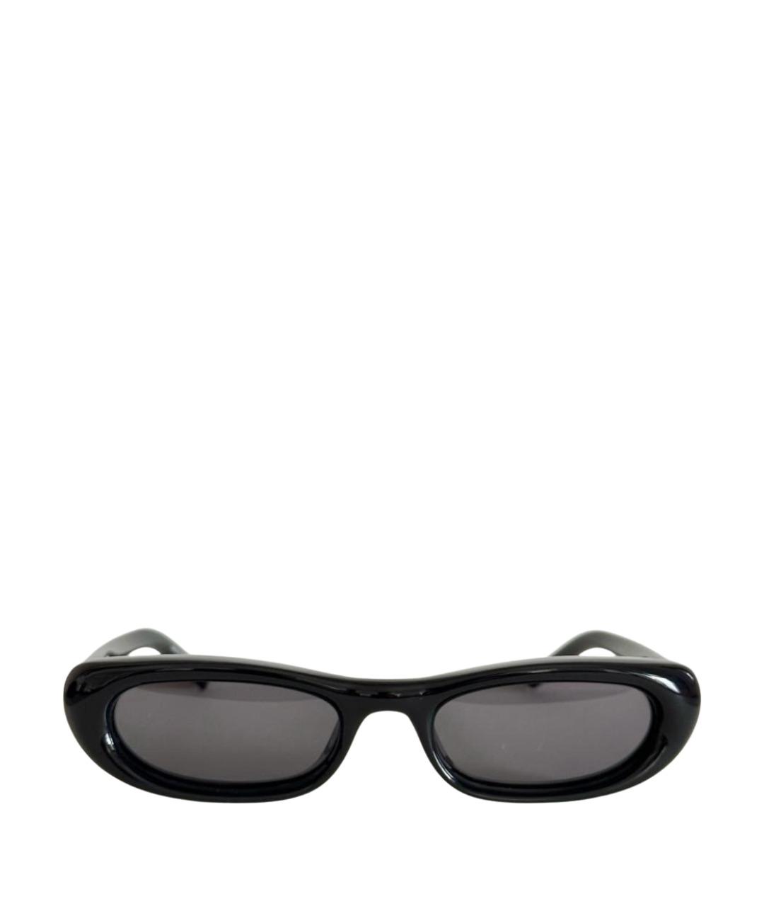 SAINT LAURENT Черные пластиковые солнцезащитные очки, фото 1