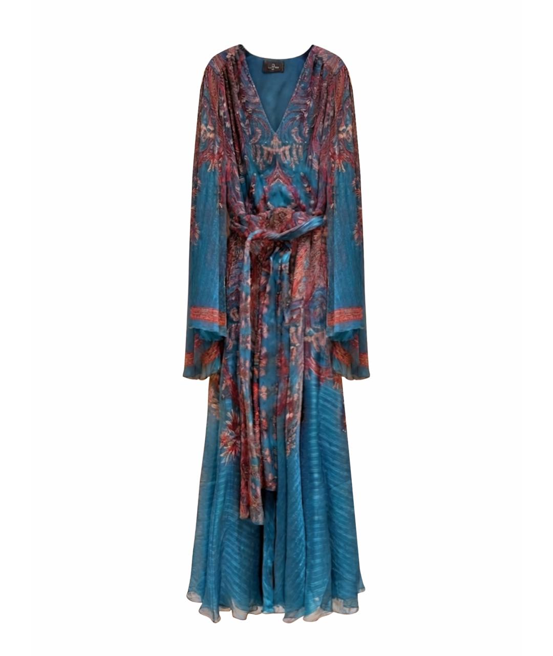 ETRO Мульти шелковое коктейльное платье, фото 1