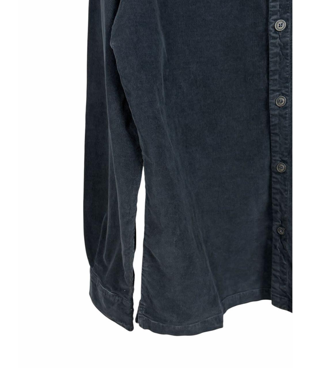 CP COMPANY Темно-синяя хлопковая кэжуал рубашка, фото 5