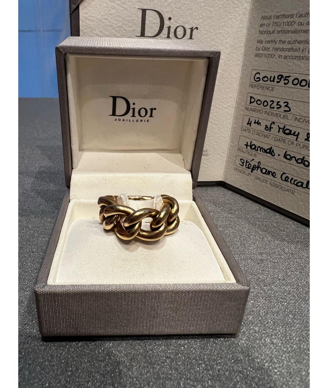 CHRISTIAN DIOR Кольцо из желтого золота, фото 3