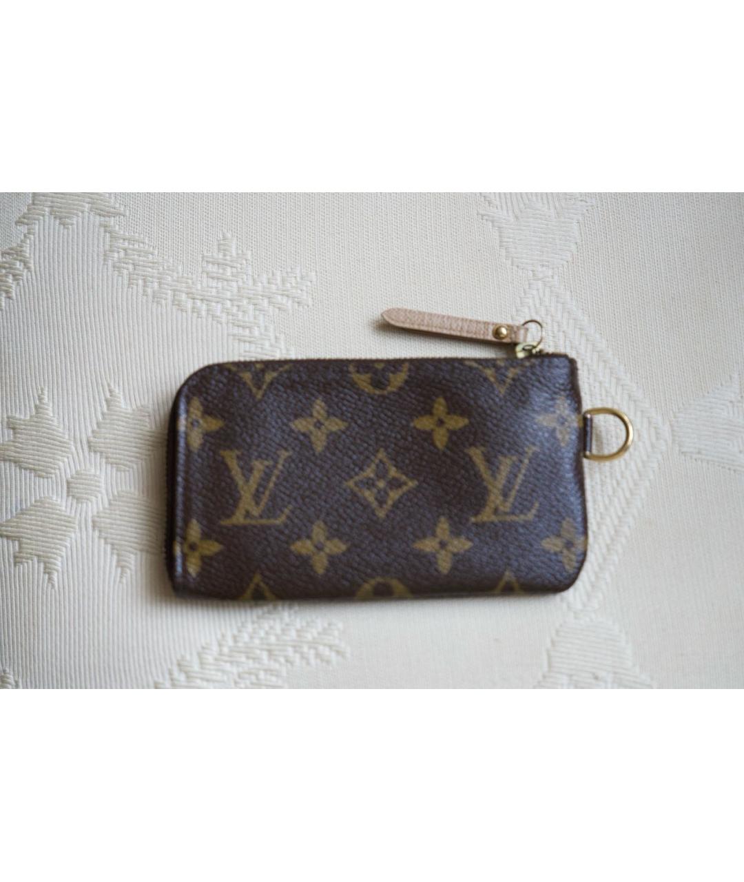 LOUIS VUITTON Коричневая ключница, фото 2