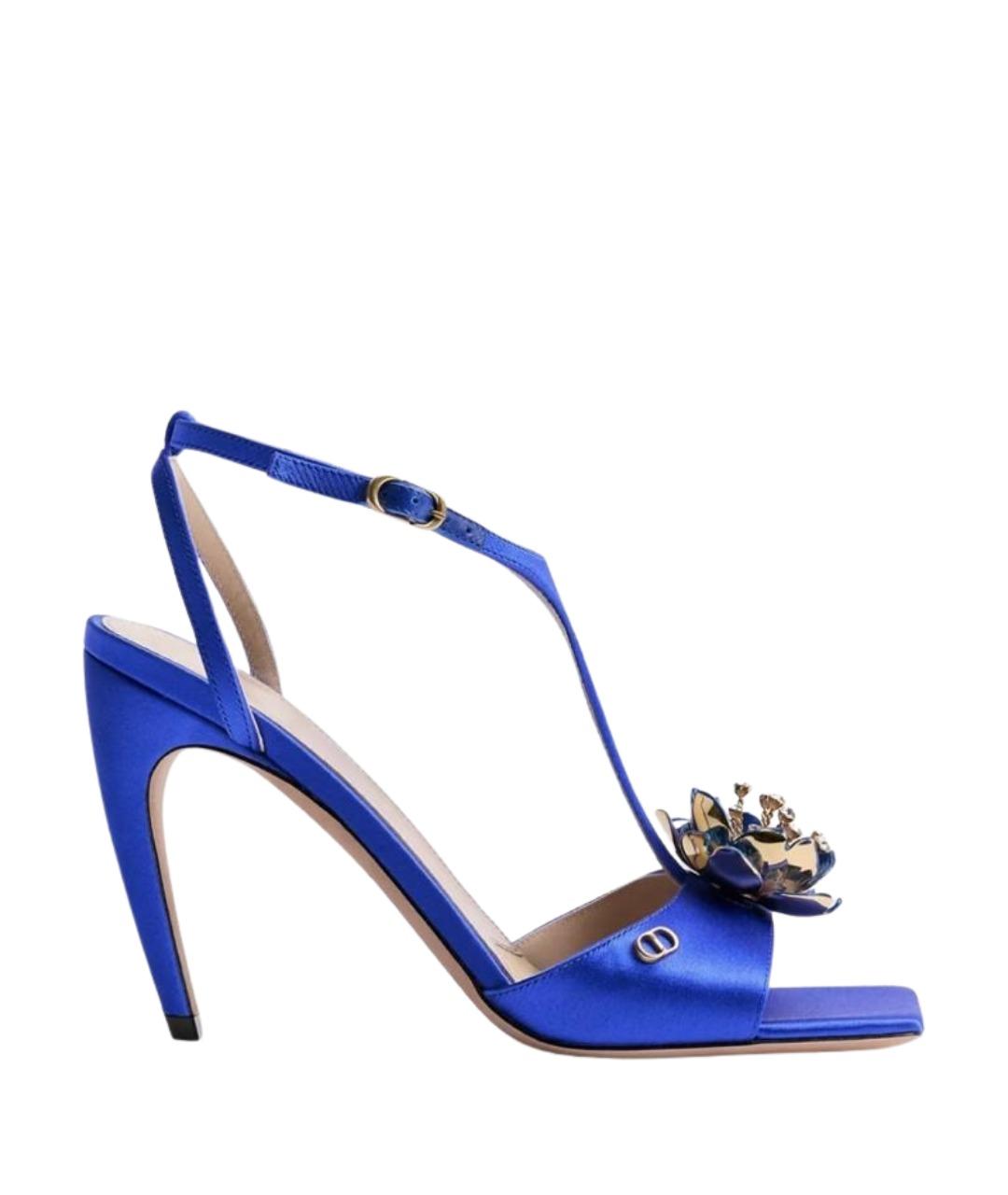 CHRISTIAN DIOR Синие сандалии, фото 1