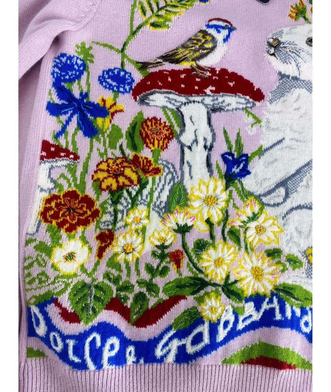 DOLCE&GABBANA Мульти шерстяной джемпер / свитер, фото 7