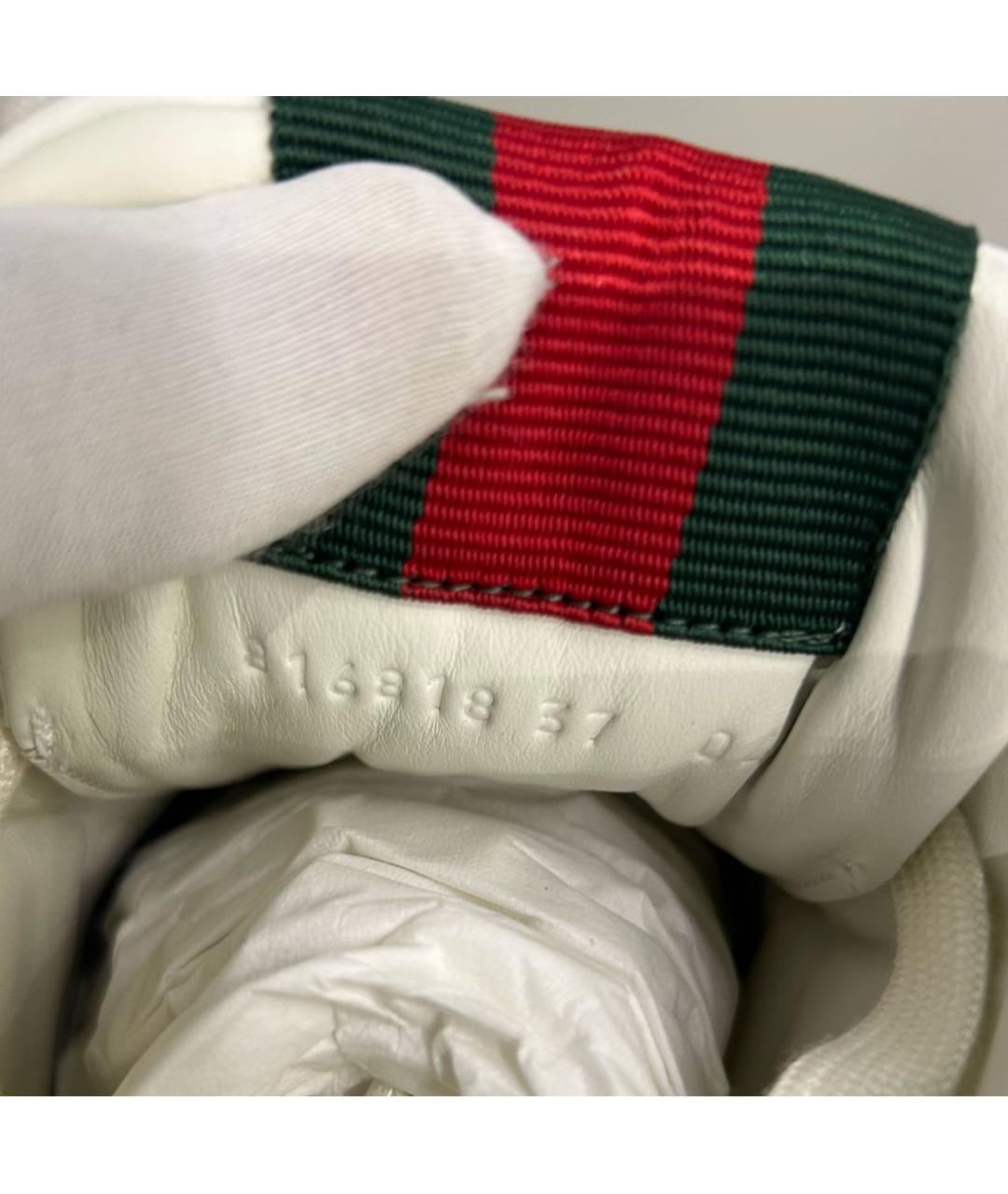 GUCCI Белые кроссовки, фото 8