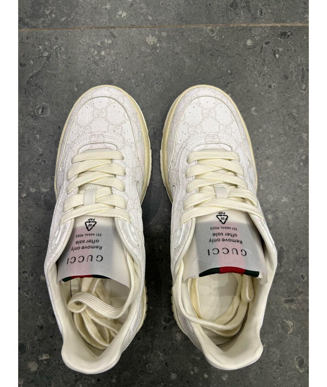 GUCCI Белые кроссовки, фото 3