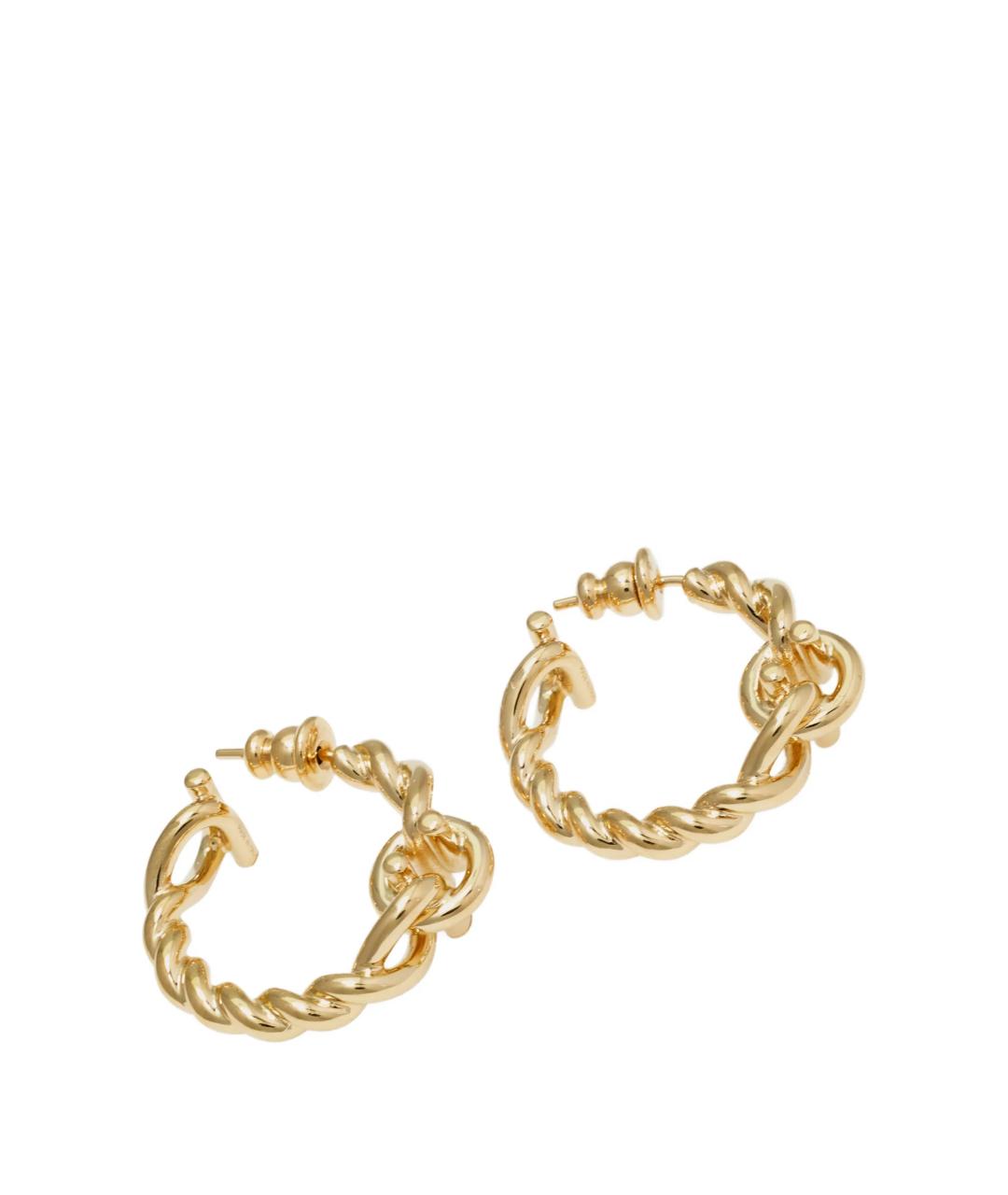 FERRAGAMO Золотые латунные серьги, фото 4