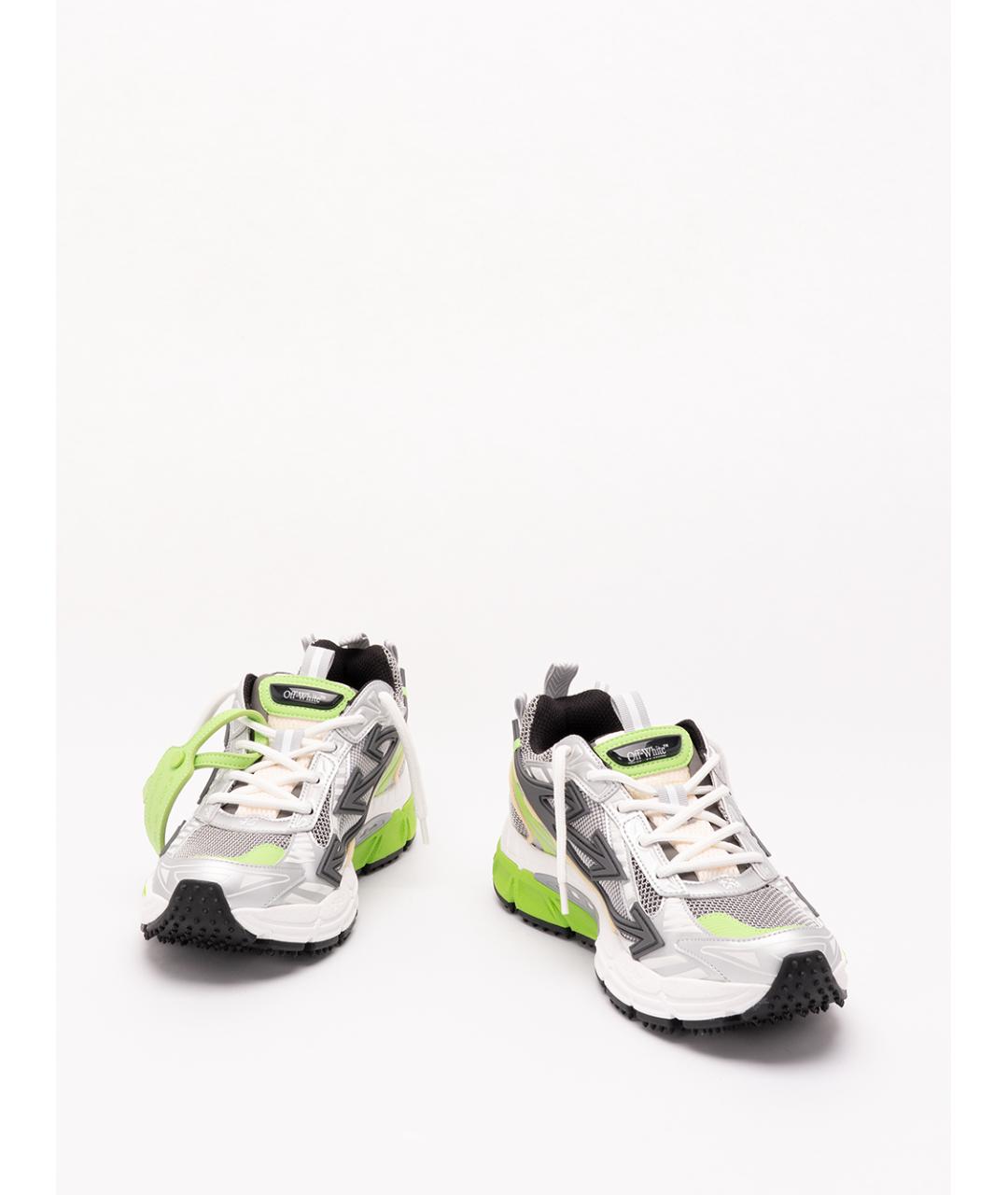 OFF-WHITE Мульти синтетические низкие кроссовки / кеды, фото 2