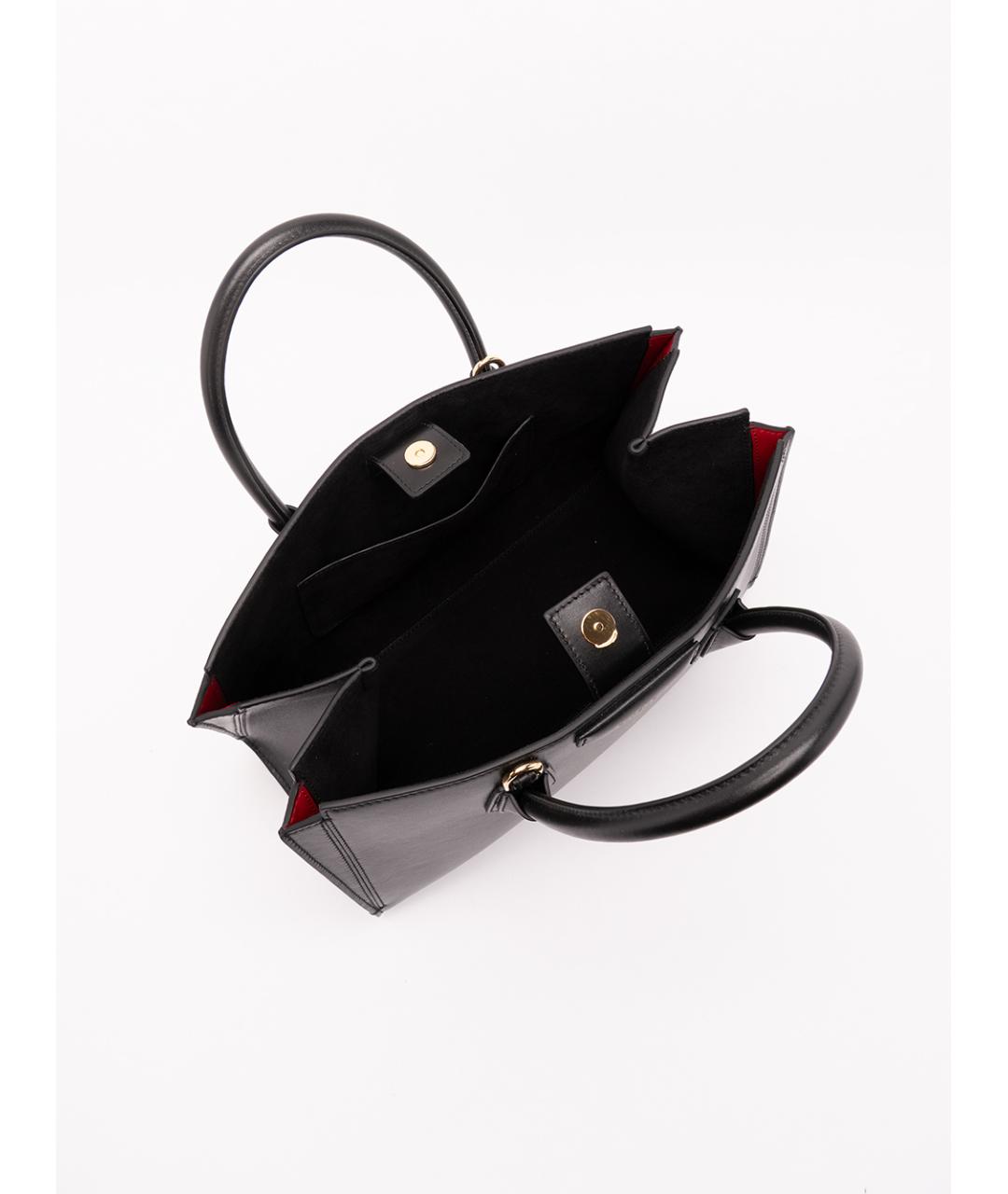 GIVENCHY Черная кожаная сумка тоут, фото 5