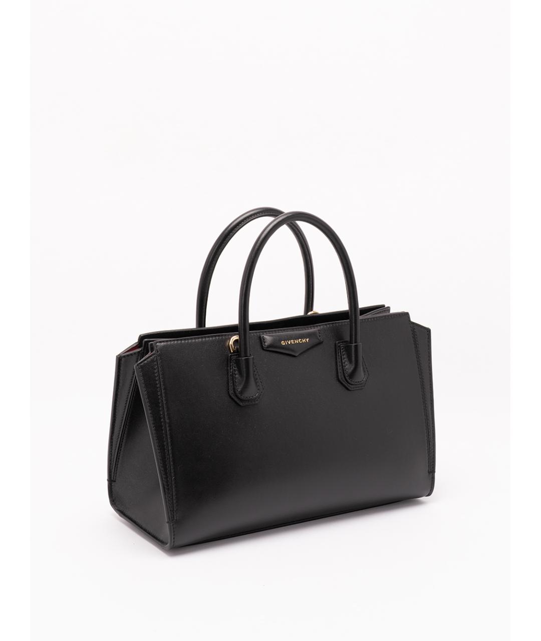 GIVENCHY Черная кожаная сумка тоут, фото 3