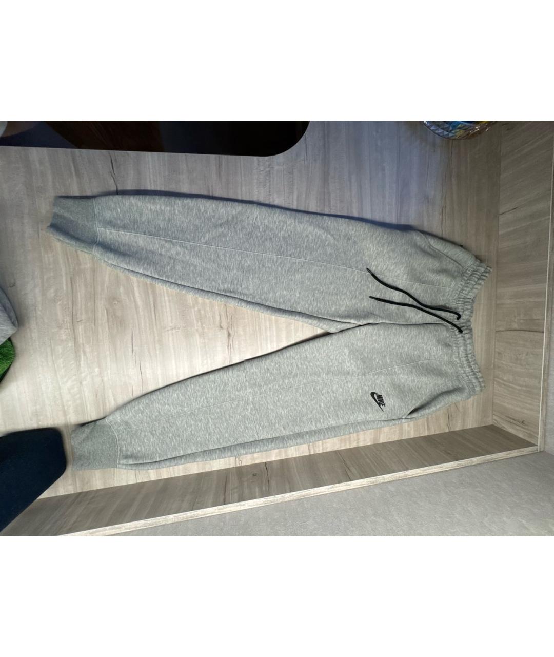 NIKE Серый хлопковый спортивные костюмы, фото 3