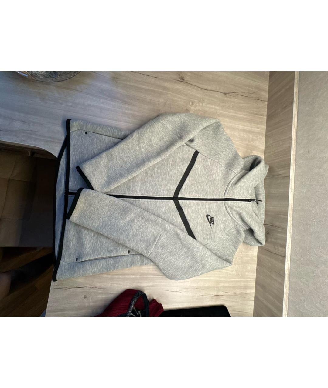 NIKE Серый хлопковый спортивные костюмы, фото 2