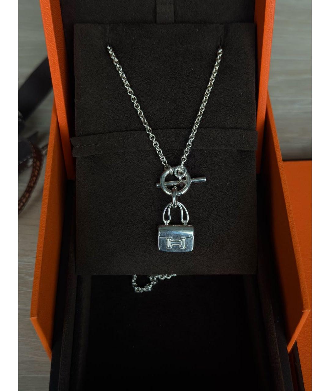 HERMES Серебряная серебряная подвеска, фото 6
