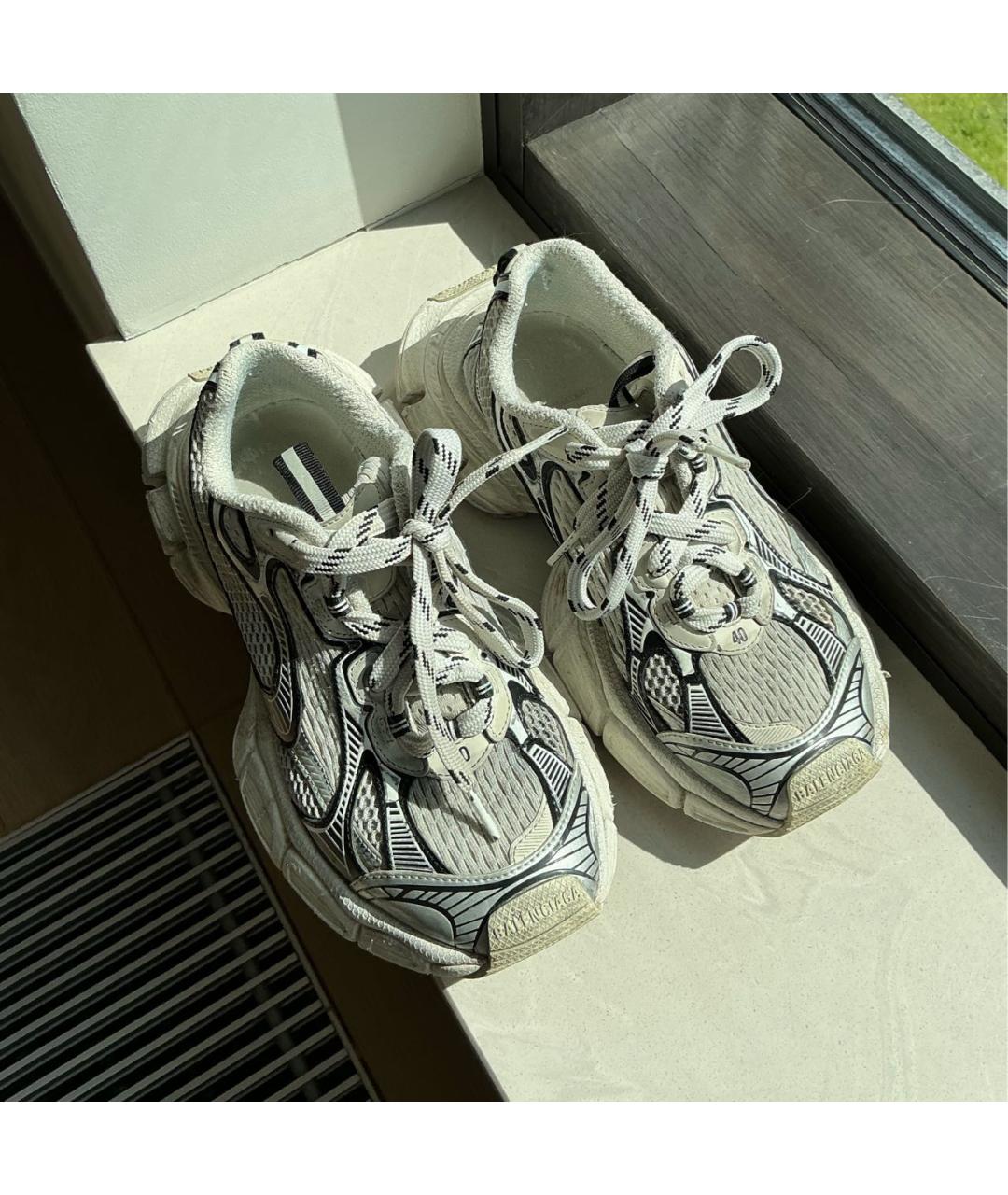 BALENCIAGA Серые синтетические кроссовки, фото 3