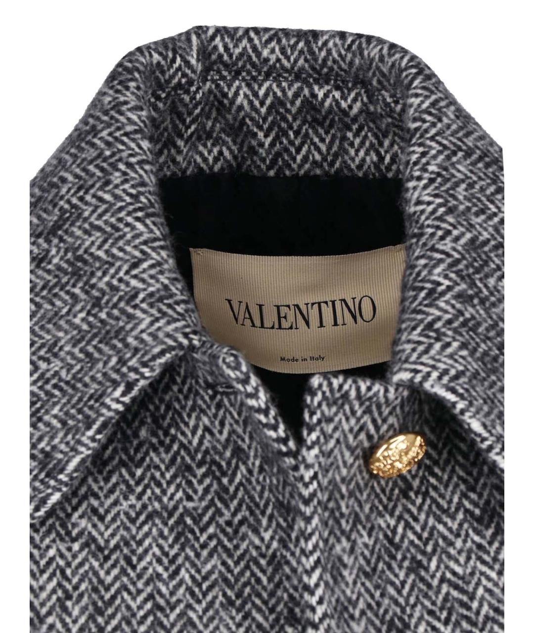 VALENTINO Серая шерстяная куртка, фото 4