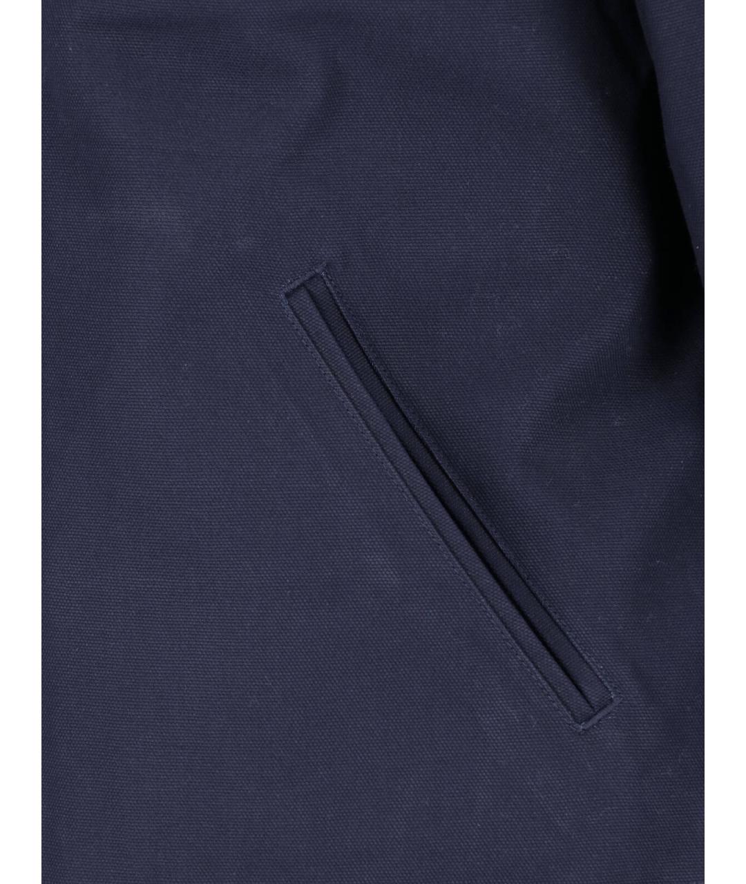 CARHARTT WIP Синяя хлопковая куртка, фото 4