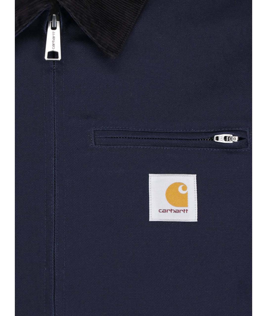 CARHARTT WIP Синяя хлопковая куртка, фото 3